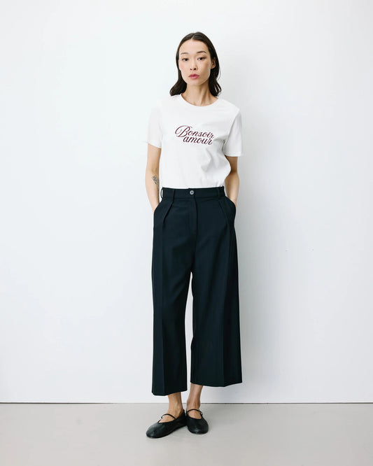 Pantalón crop marino LANTIS