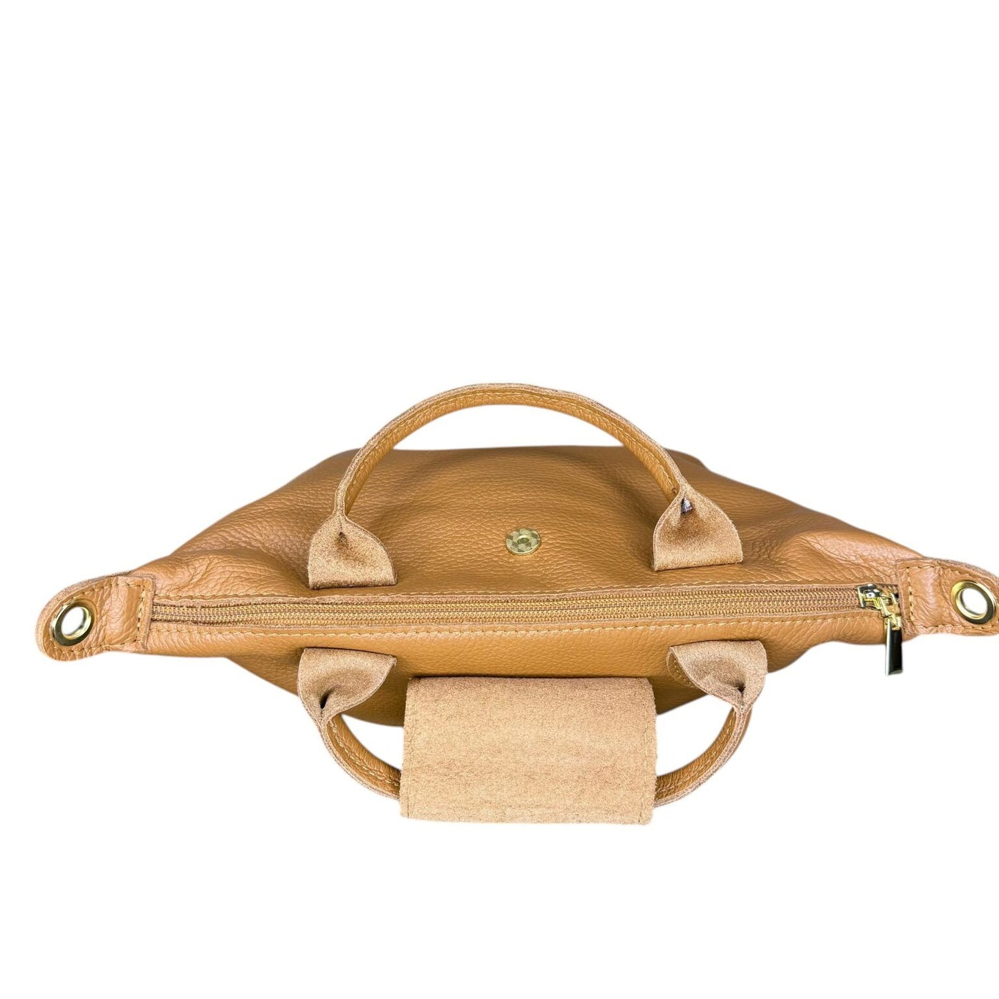 Bolso de piel camel COSETTE