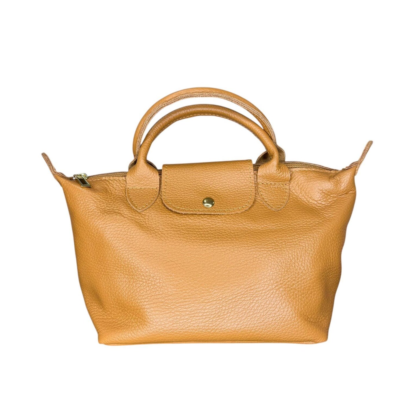 Bolso de piel camel COSETTE