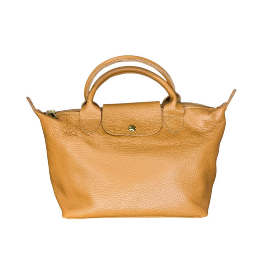 Bolso de piel camel COSETTE