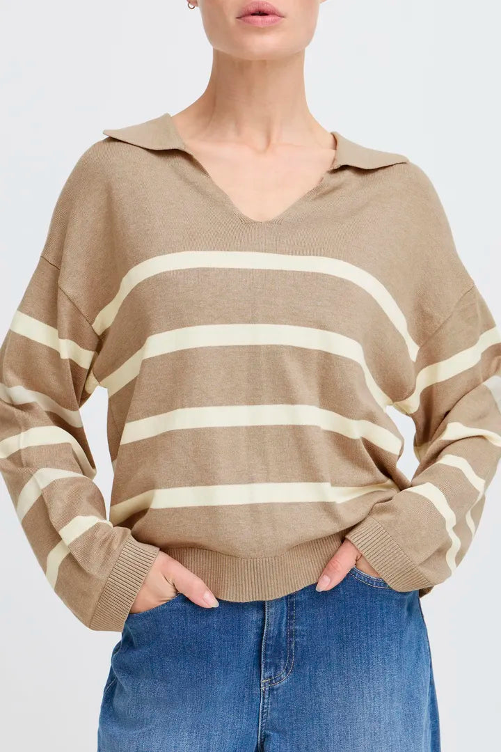 Jersey cuello polo BRUNELA