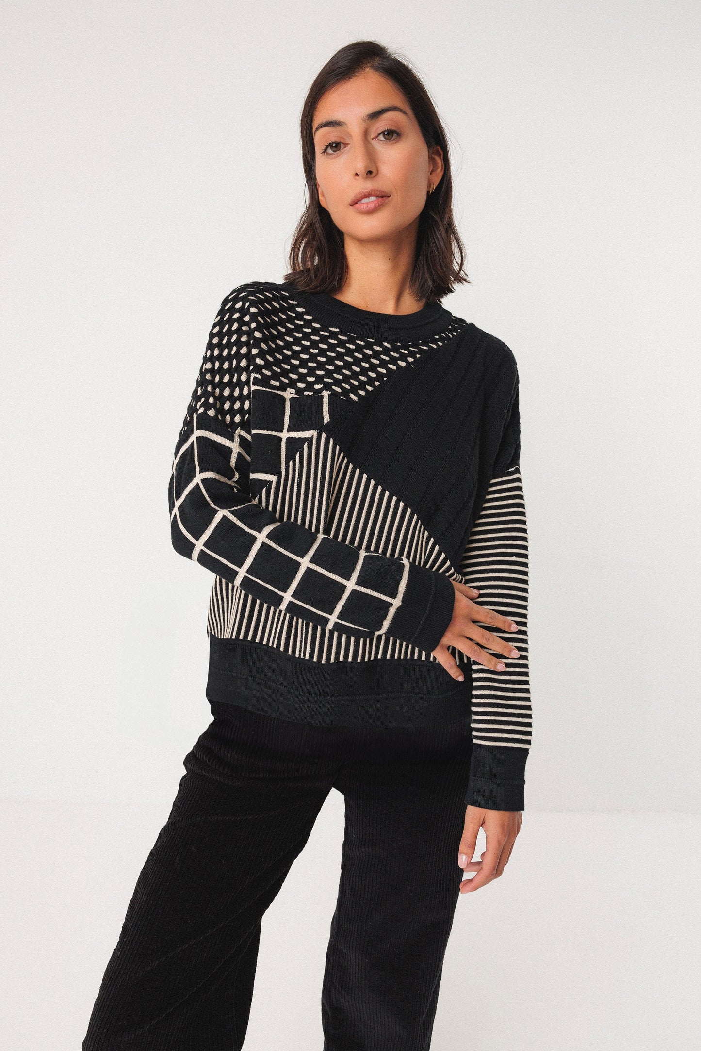 Jersey con dibujo jacquard IRMA