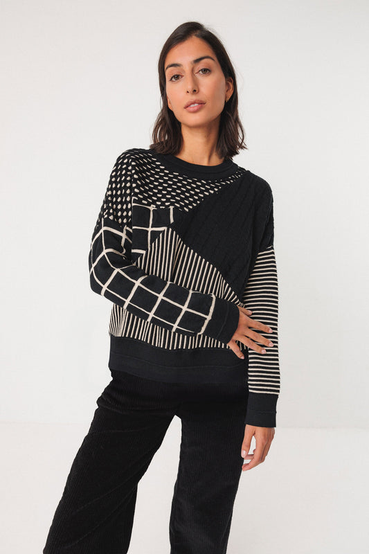 Jersey con dibujo jacquard IRMA