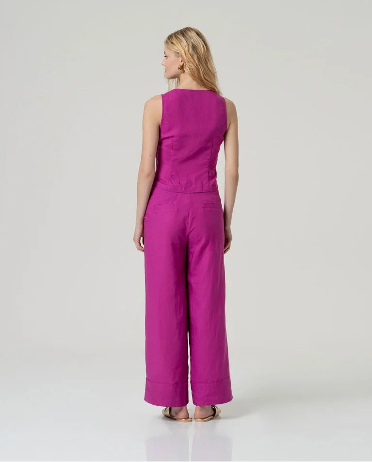 Pantalón ancho fucsia DAPE