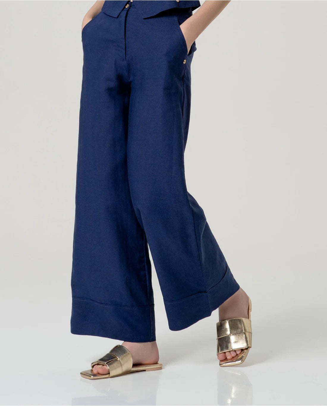 Pantalón ancho azul DAPE