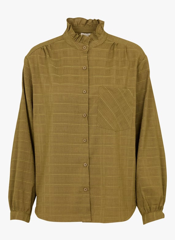 Camisa oversize kaki BERTILA