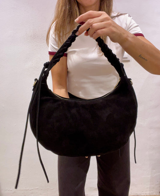 Bolso grande serraje negro DAYTONA