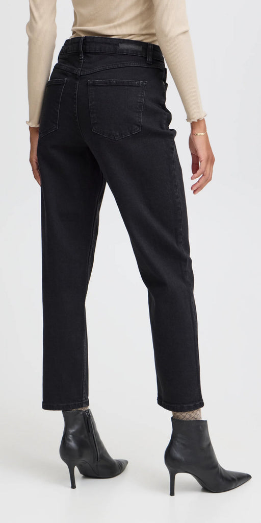 Vaquero negro mom fit BELIA