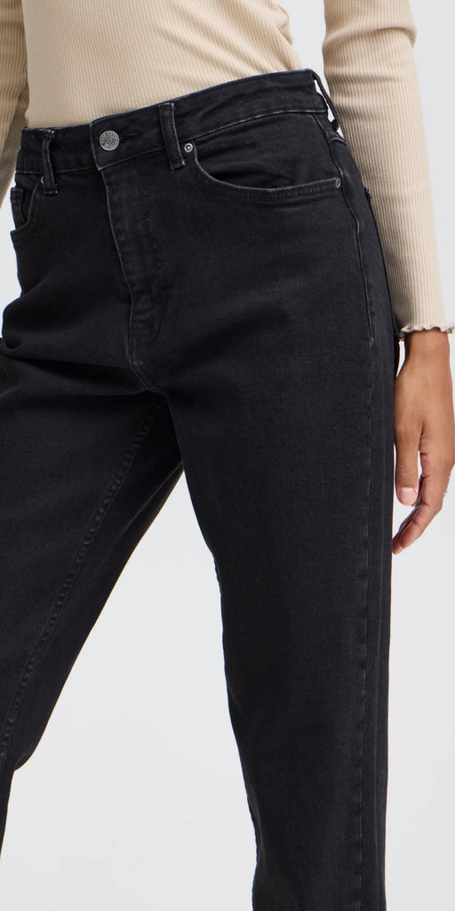 Vaquero negro mom fit BELIA