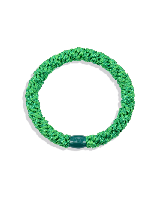 Goma de pelo KNEKKI  esmeralda glitter