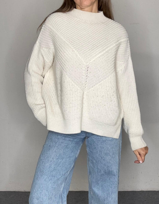 Jersey blanco crudo oversize Bimba y Lola