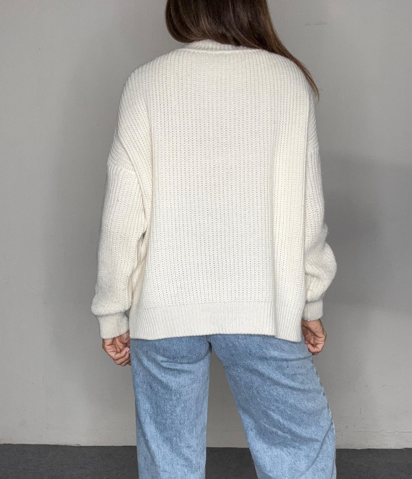 Jersey blanco crudo oversize Bimba y Lola