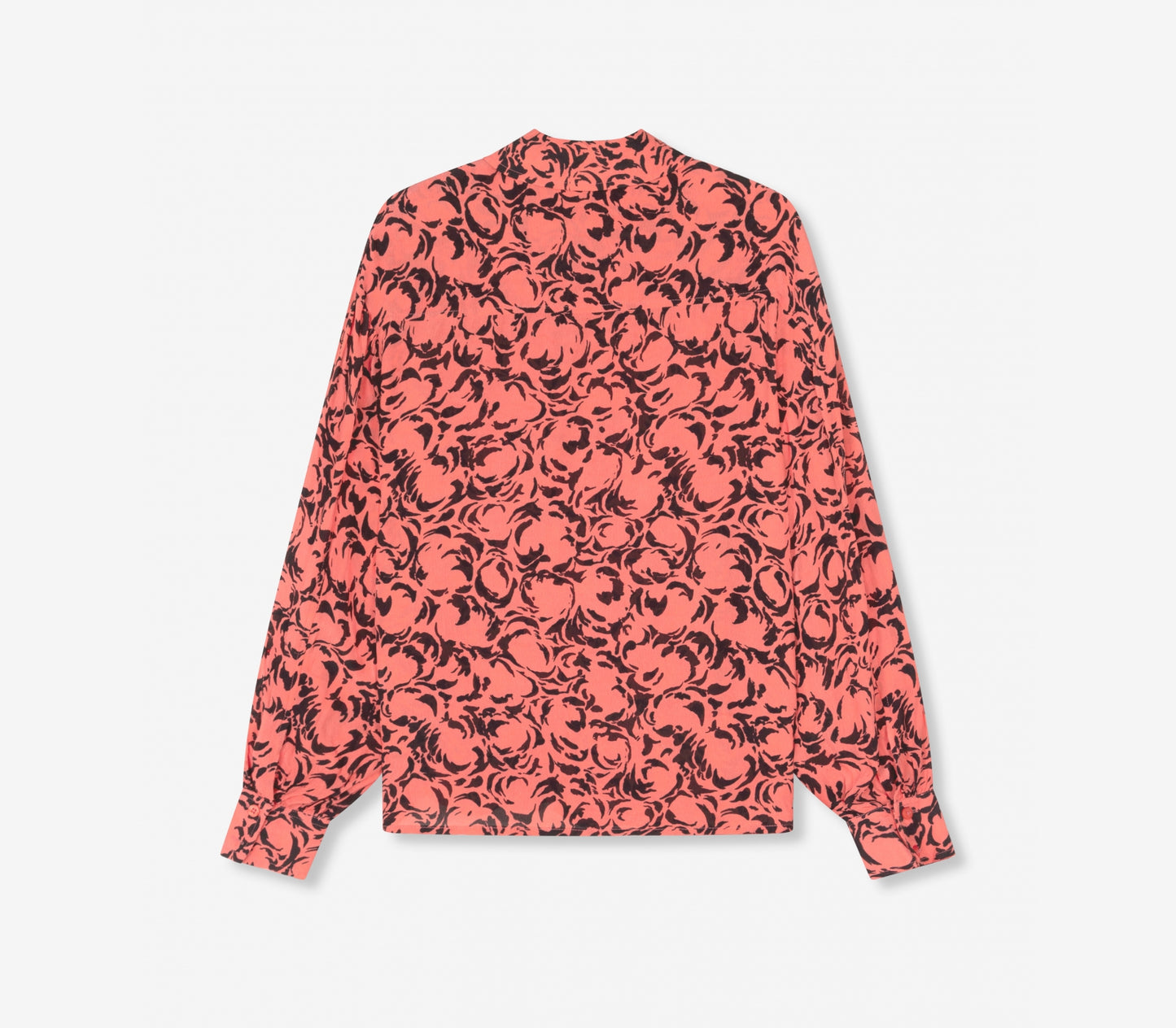 Blusa oversize estampada coral NEFELI