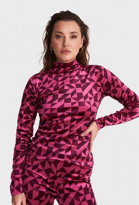 Top ajustado terciopelo ANNELLE