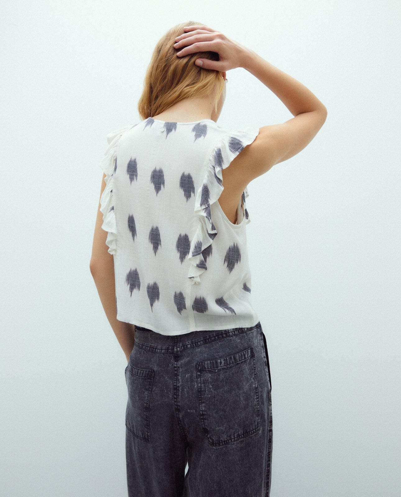 Blusa efecto chaleco DENZEL