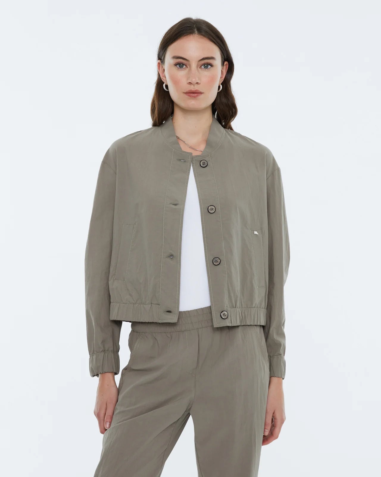 Chaqueta jogger kaki MASSI