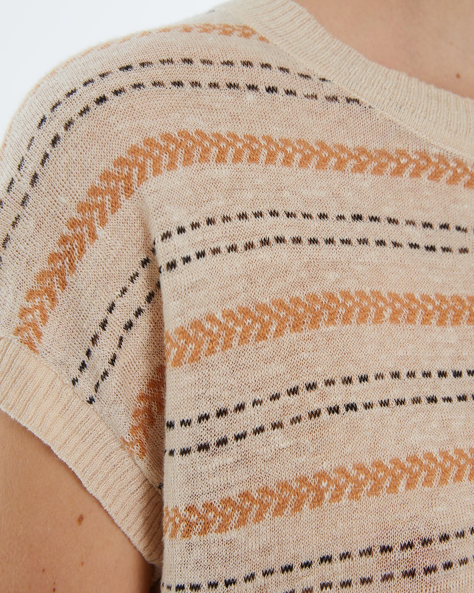 Jersey en rayas jaquard MARIONA