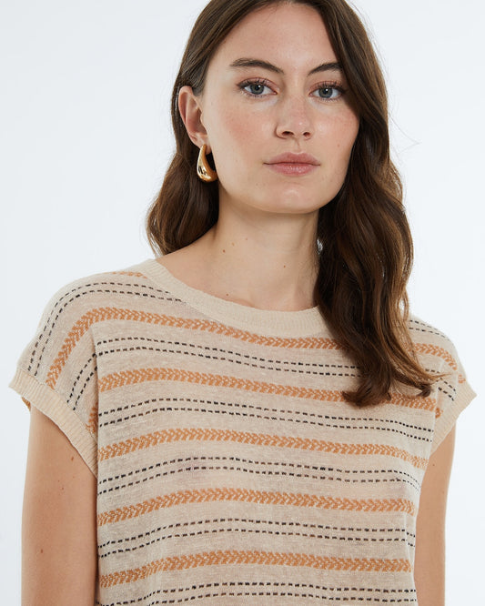 Jersey en rayas jaquard MARIONA
