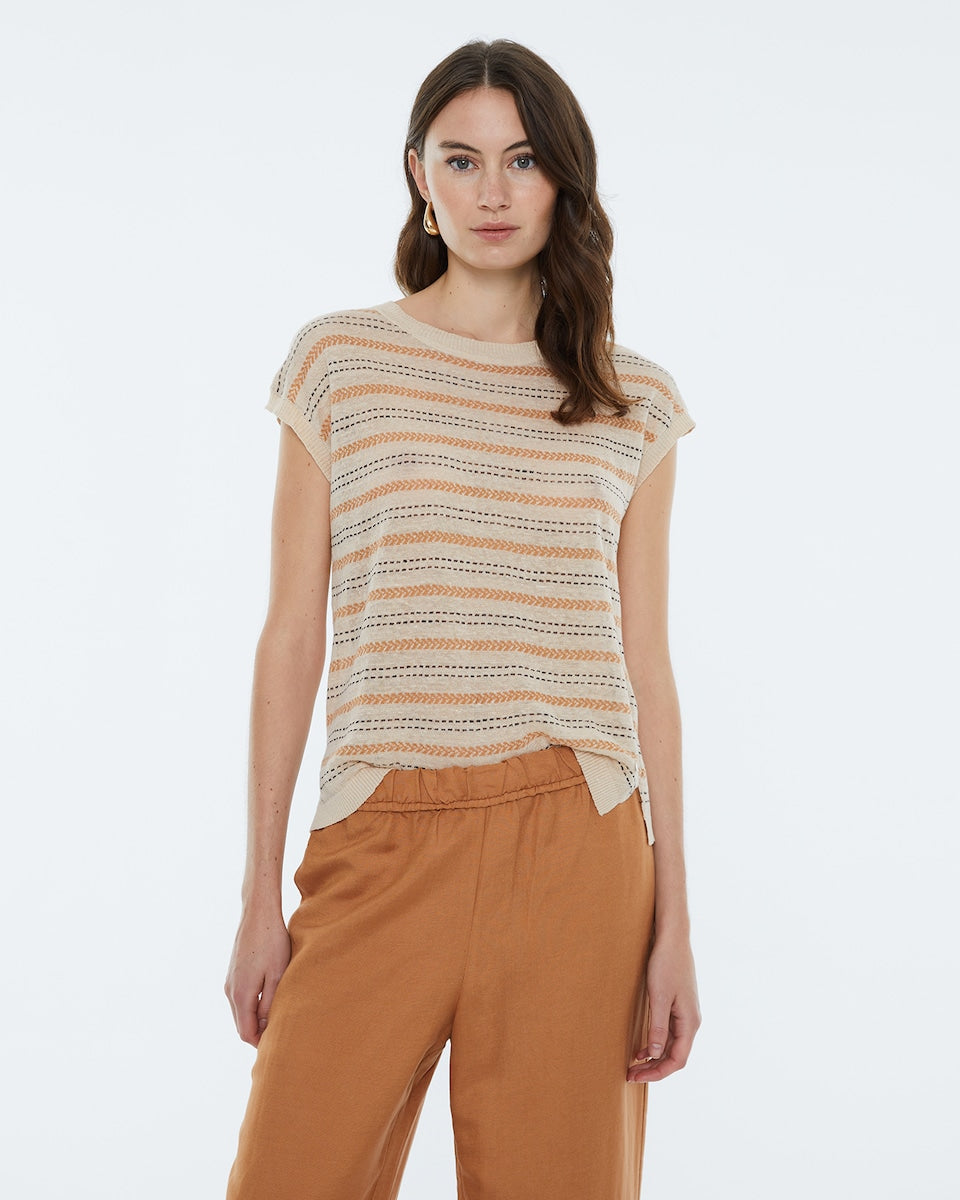 Jersey en rayas jaquard MARIONA