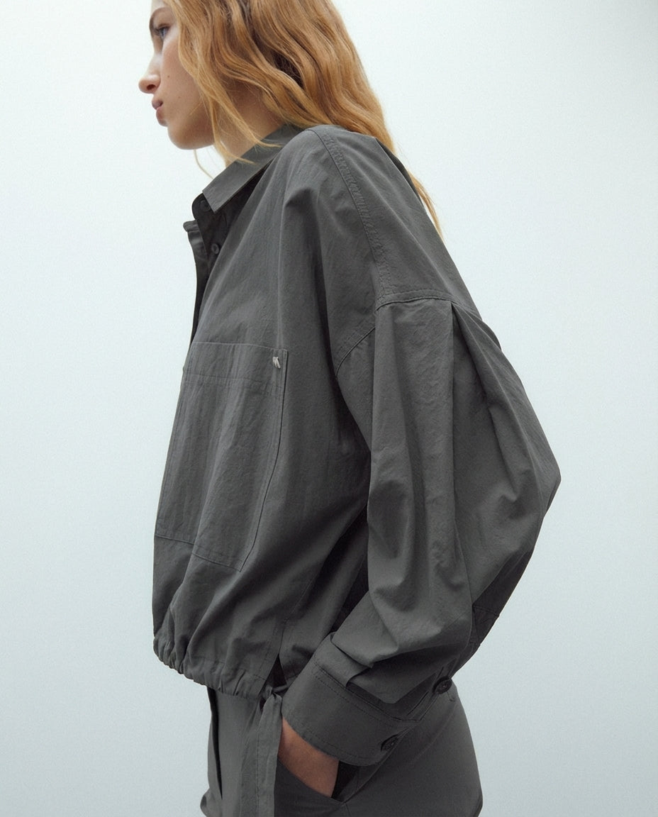 Chaqueta corta gris DALILA