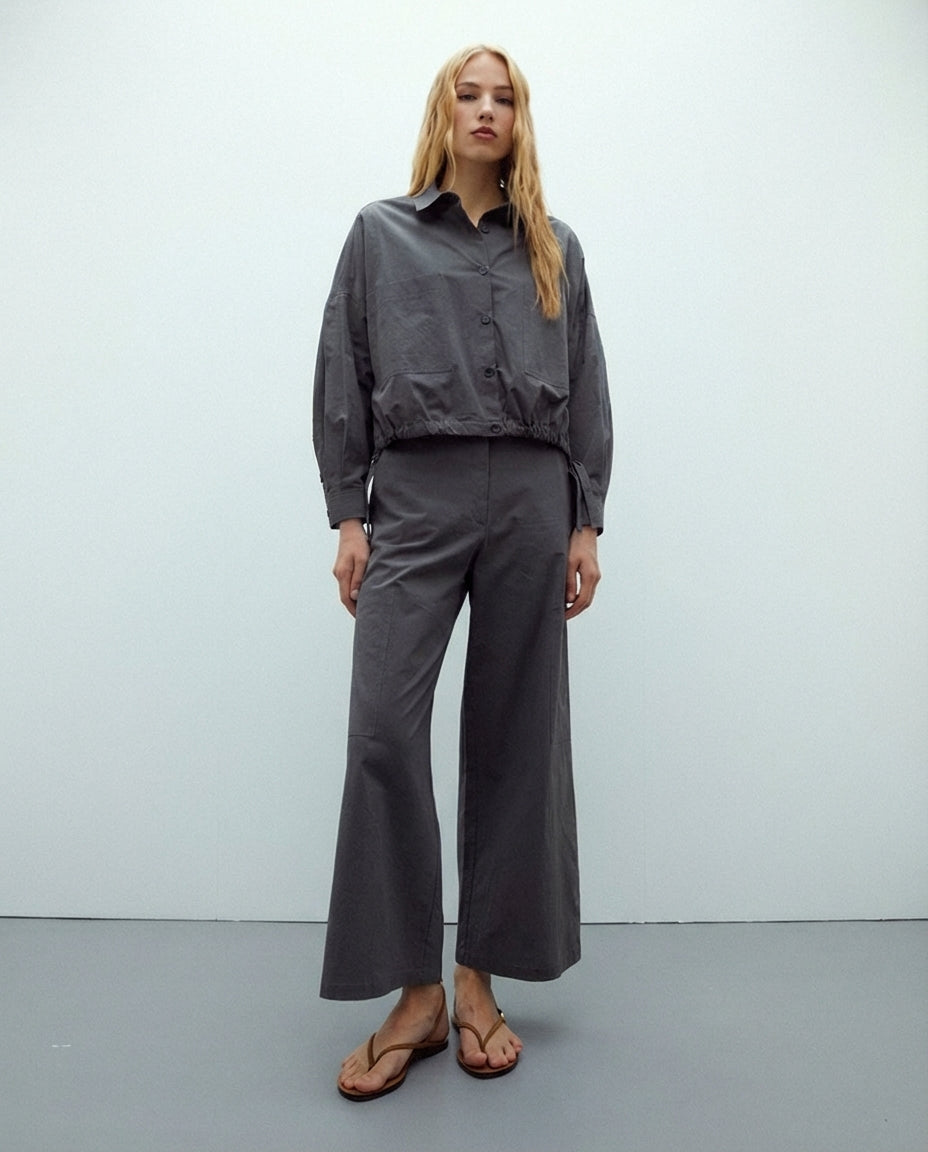 Chaqueta corta gris DALILA