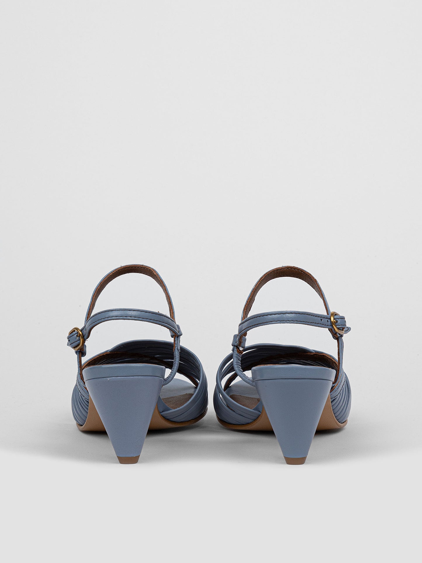 Sandalias de tiras azul bebé LEAN