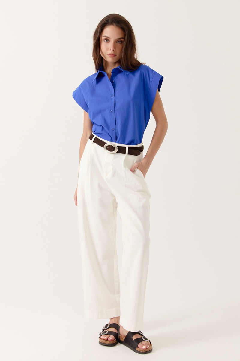 Camisa azul klein DAMA