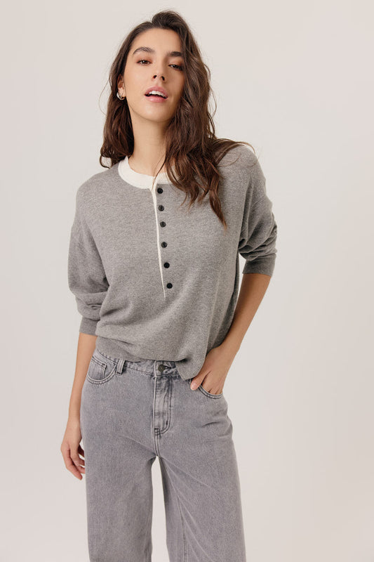 Jersey gris botones BILGE