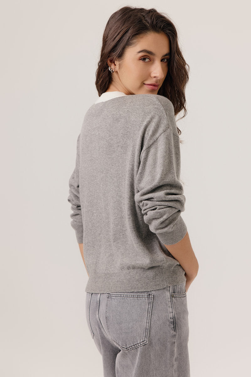 Jersey gris botones BILGE