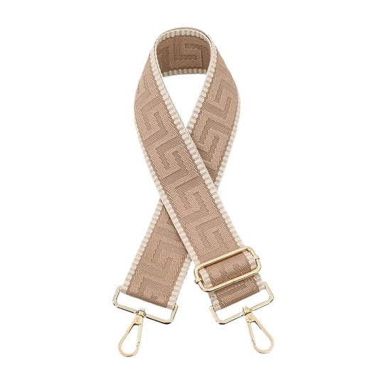 Correa de bolso ajustable beige