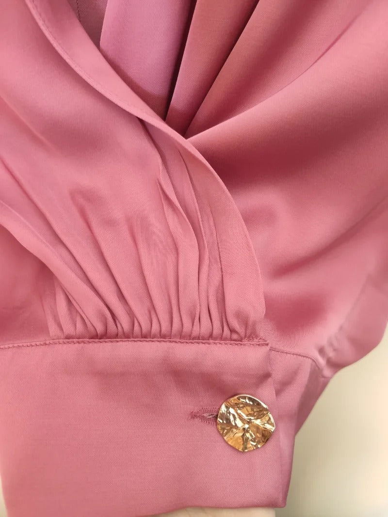 Blusa rosa de Uterqüe