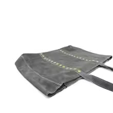 Bolso shopper de serraje gris