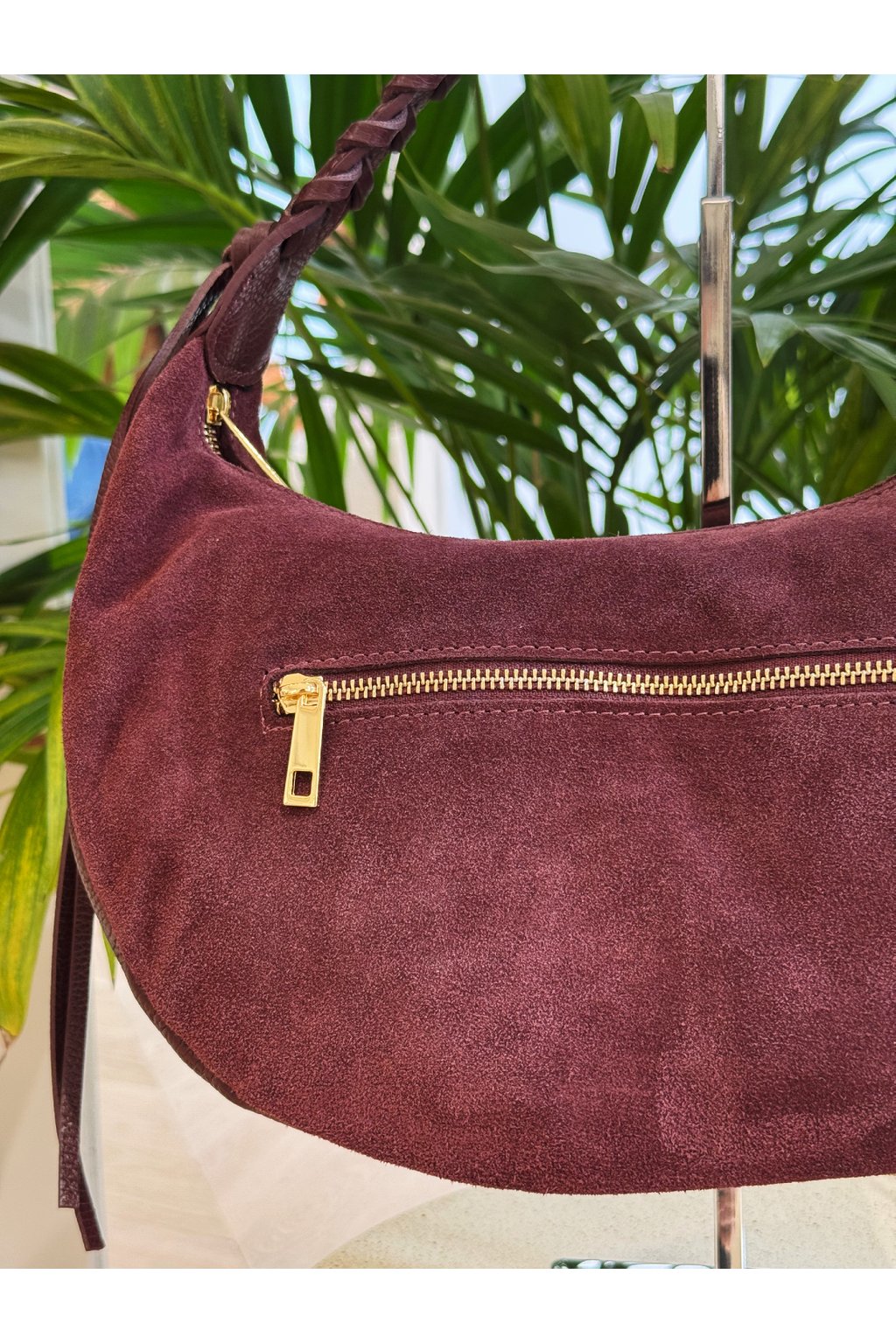 Bolso grande serraje granate DAYTONA