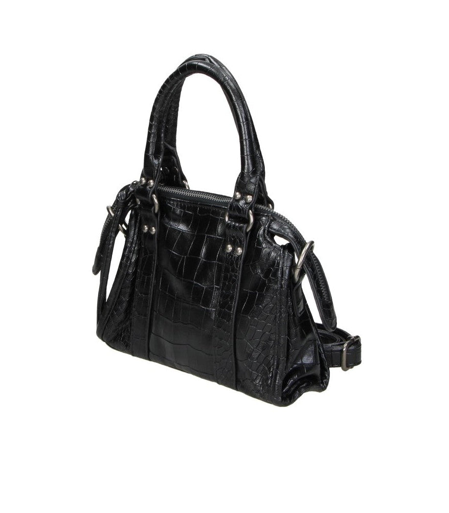 Bolso efecto coco MAFALDA negro