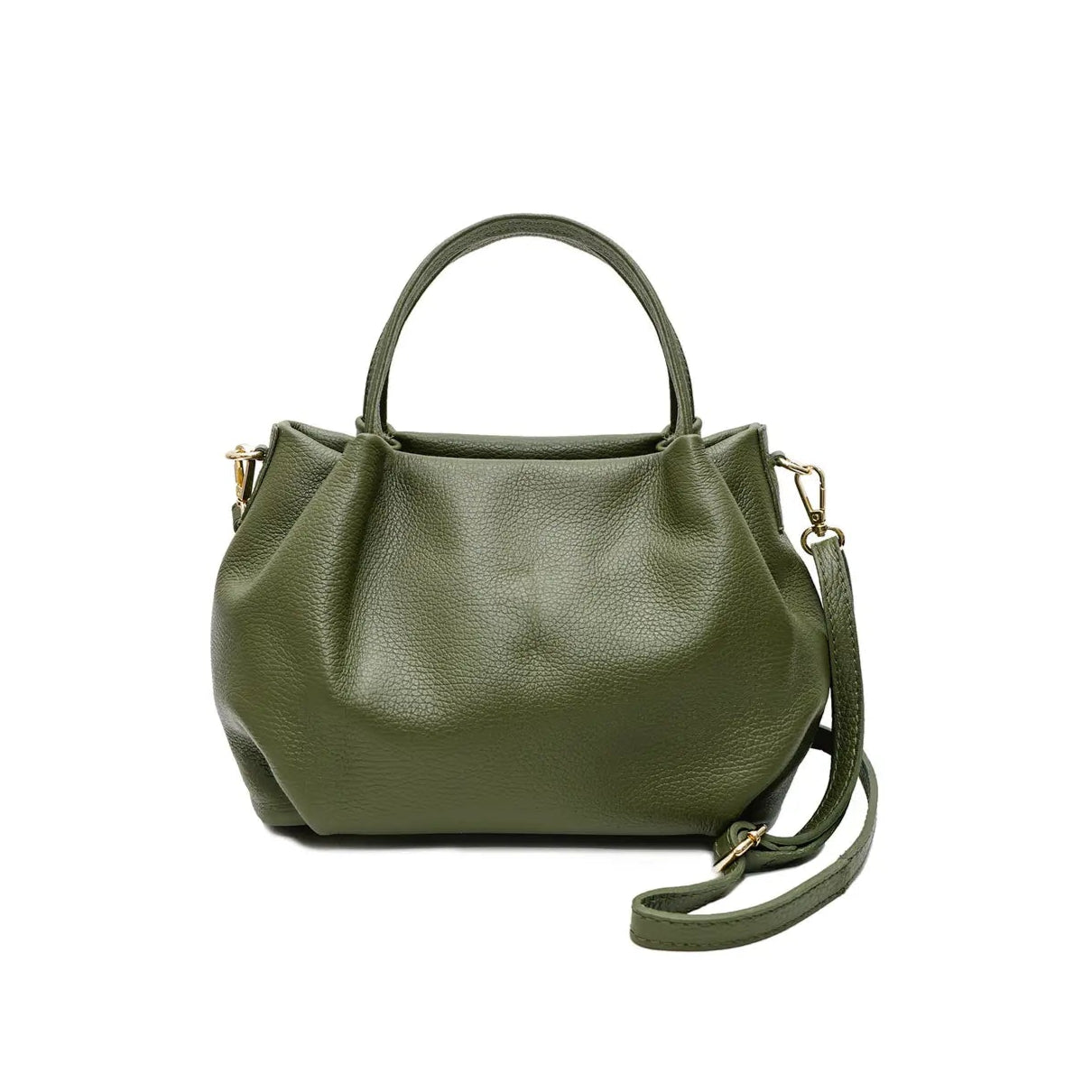 Bolso de piel con doble asa GALA