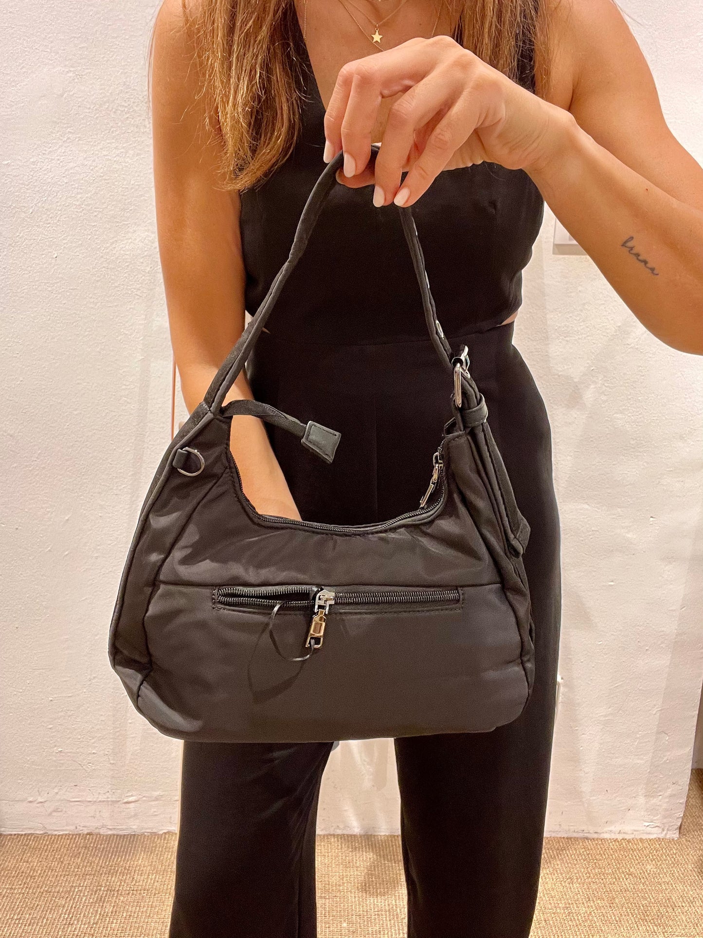Bolso nylon BALU negro