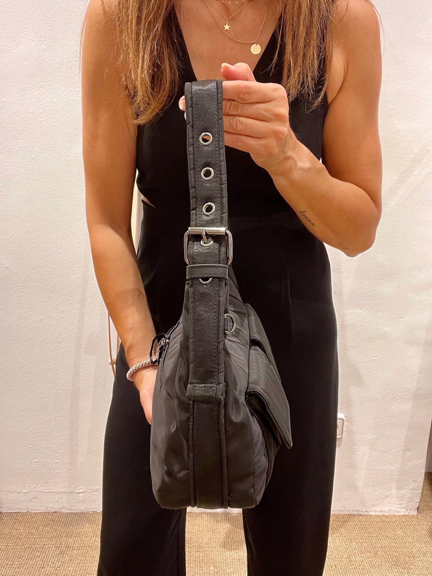 Bolso nylon BALU negro