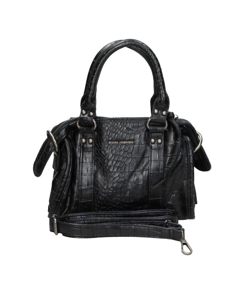 Bolso efecto coco MAFALDA negro