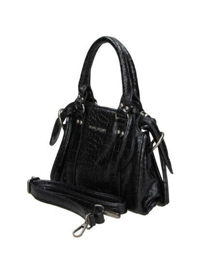 Bolso efecto coco MAFALDA negro