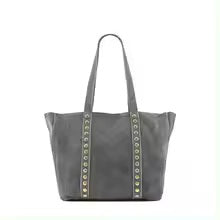 Bolso shopper de serraje gris