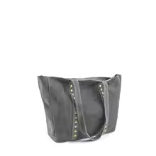 Bolso shopper de serraje gris