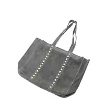 Bolso shopper de serraje gris