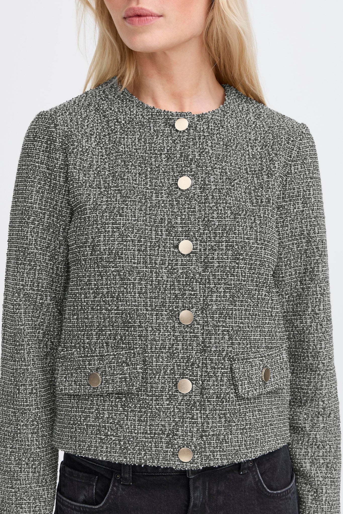 Chaqueta corta tweed BOSTON
