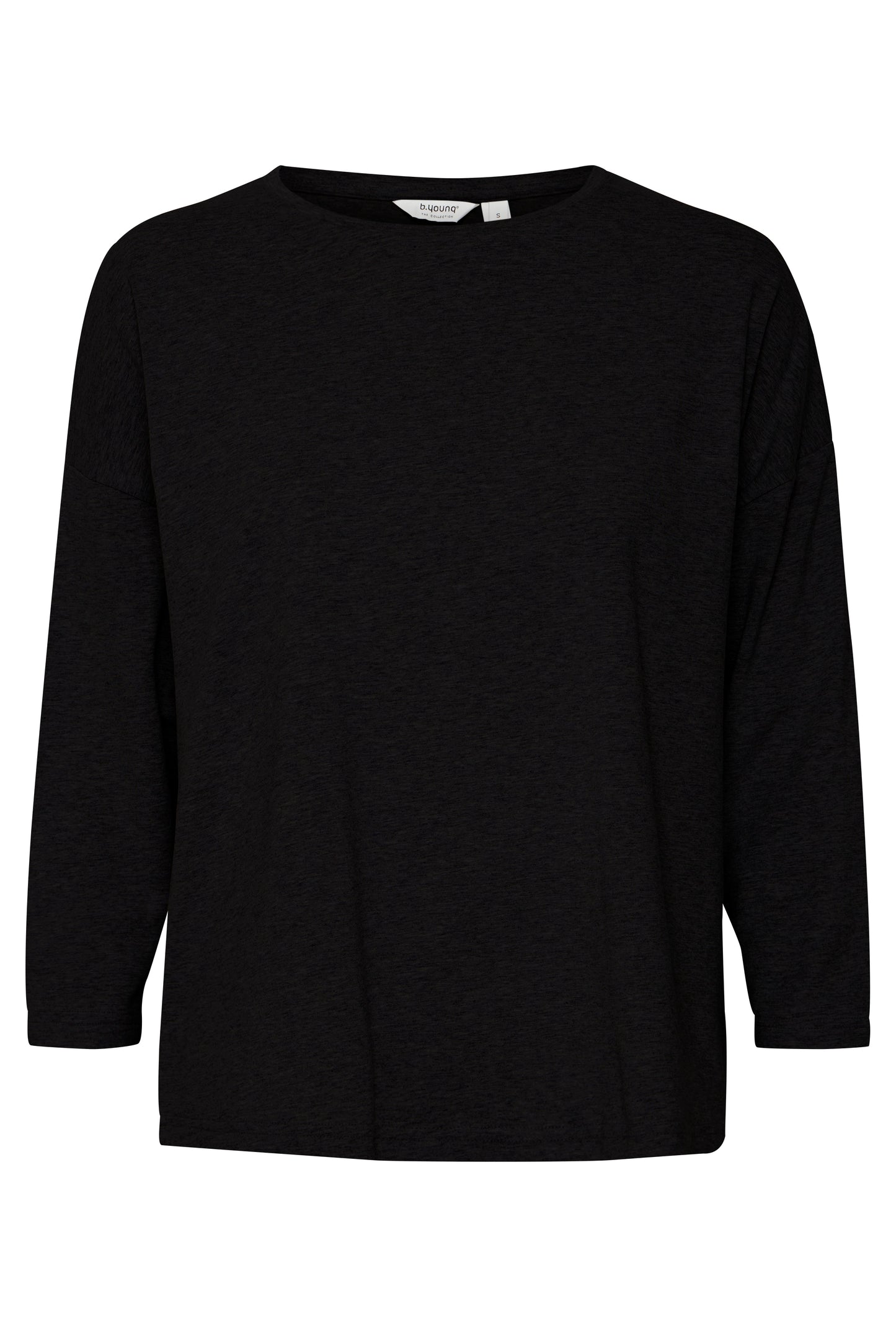 Camiseta manga 3/4 negra BINDU