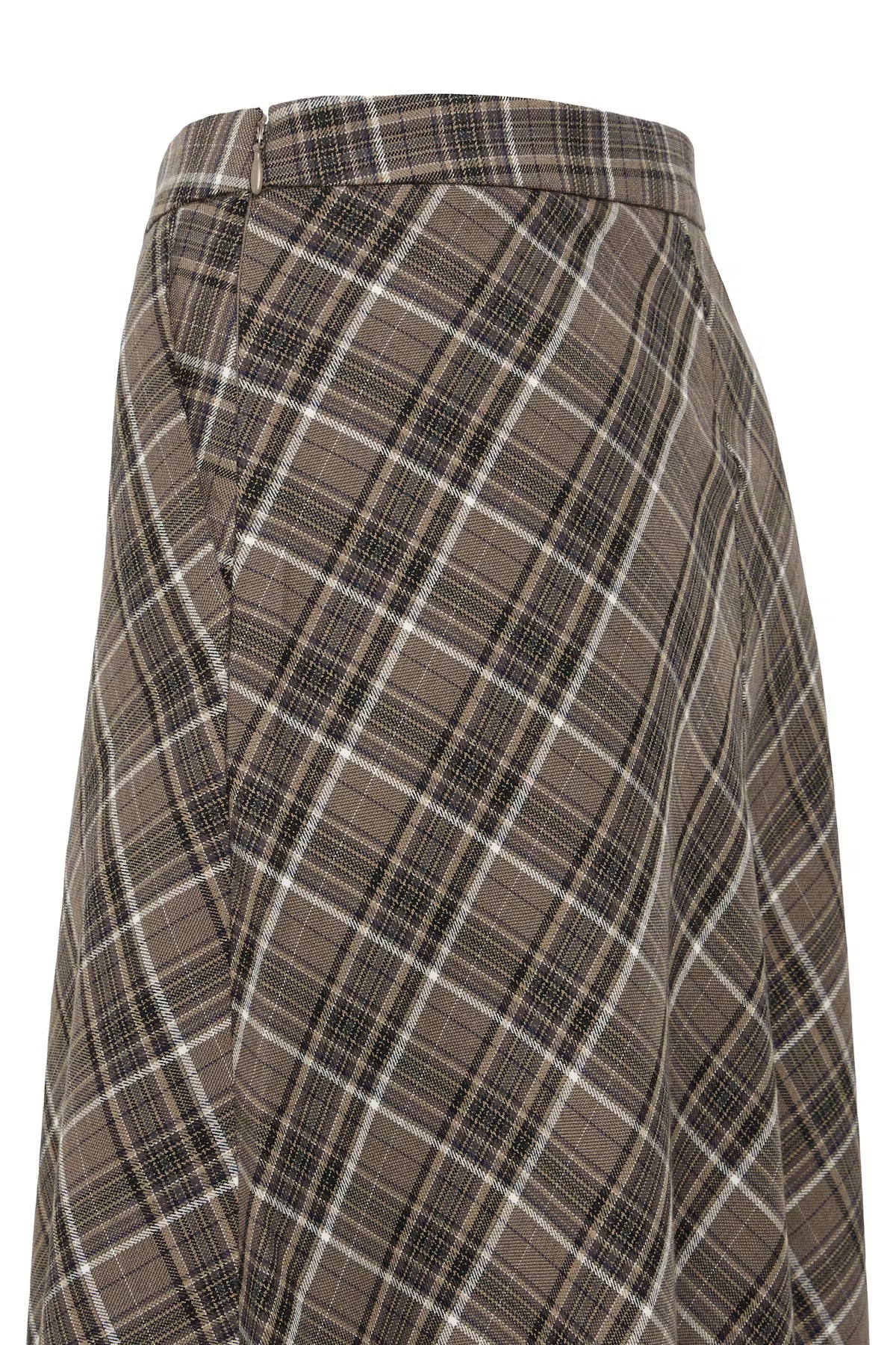 Falda midi cuadros LUELLA