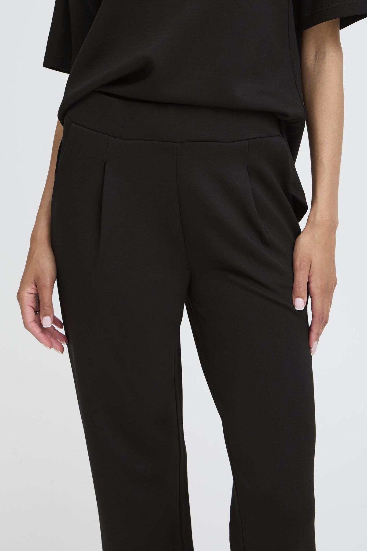 Pantalón modal negro BITAN