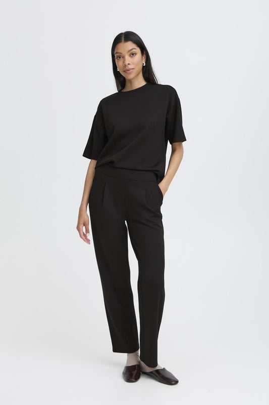 Pantalón modal negro BITAN