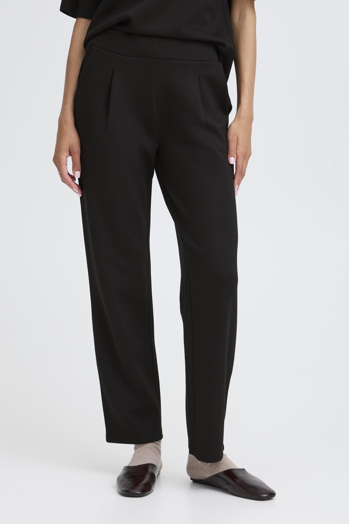 Pantalón modal negro BITAN
