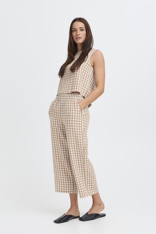 Pantalón vichy crop DALAS