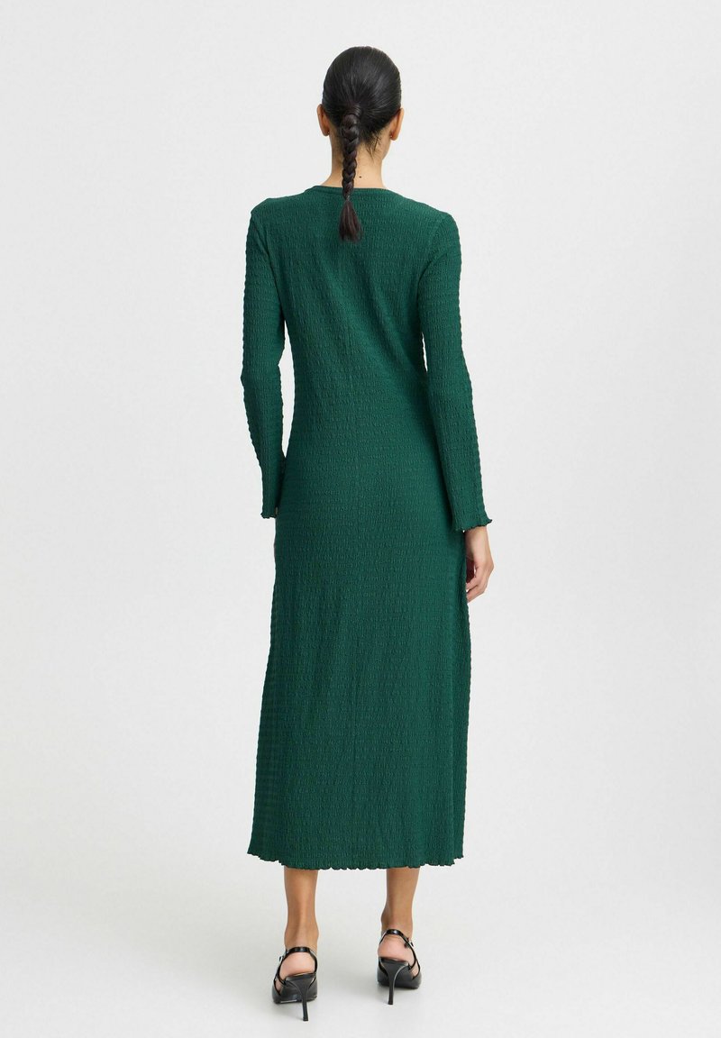 Vestido largo verde oscuro PAULA